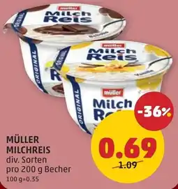 PENNY Müller milchreis Angebot