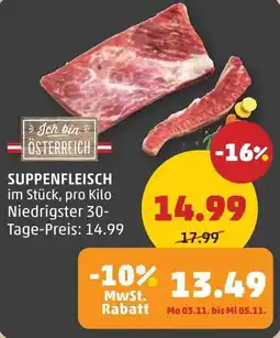 PENNY Suppenfleisch Angebot