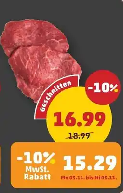 PENNY Rinds- schnitzel- fleisch Geschnitten Angebot