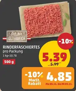 PENNY Rinderfaschiertes Angebot