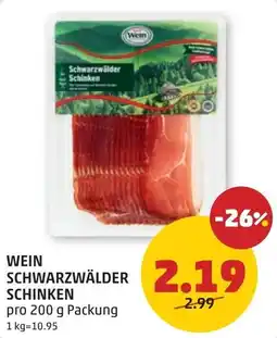 PENNY Wein schwarzwälder schinken Angebot