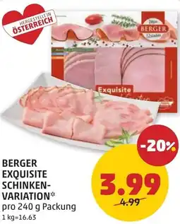 PENNY Berger exquisite schinken- variation Angebot
