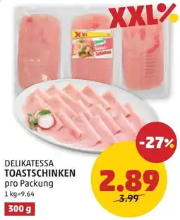 PENNY Delikatessa toastschinken Angebot