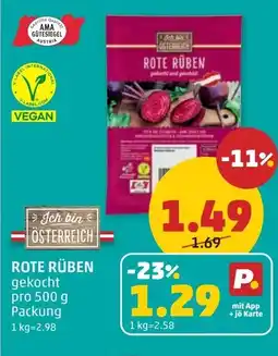 PENNY Rote rüben Angebot