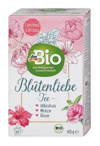 dm Blütenliebe Tee Angebot