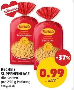PENNY Recheis suppeneinlage Angebot