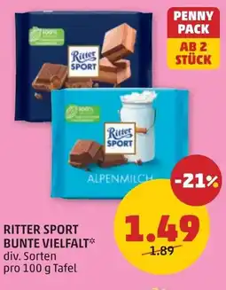 PENNY Ritter sport bunte vielfalt Angebot
