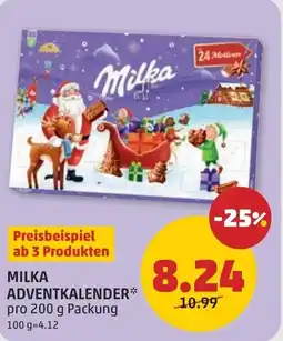 PENNY Milka adventkalender Angebot