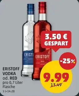 PENNY Eristoff vodka od. red Angebot