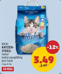 PENNY Ricki katzen- streu Angebot