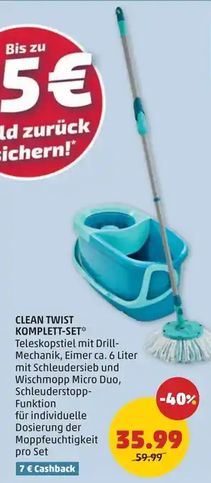 PENNY Clean twist komplett-set Angebot