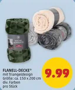 PENNY Flanell-decke Angebot