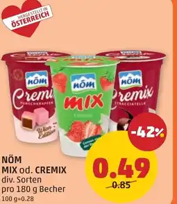 PENNY Mix od. cremix Angebot