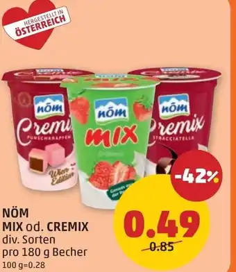PENNY Mix od. cremix Angebot
