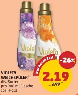 PENNY Violeta weichspüler Angebot
