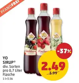 PENNY Yo sirup Angebot