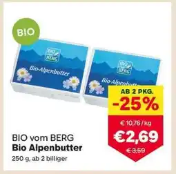 MPreis BIO vom BERG Bio Alpenbutter Angebot