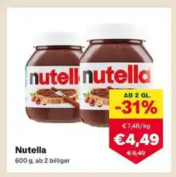 MPreis Nutella Angebot