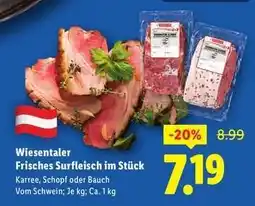 Lidl Wiesentaler Frisches Surfleisch im Stück Angebot