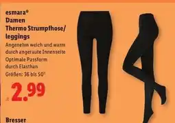 Lidl esmara Damen Thermo Strumpfhose/leggings Angebot