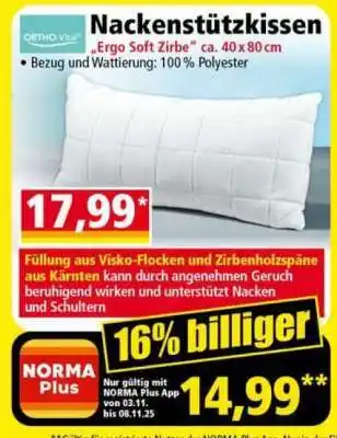 Norma NACKENSTÜTZKISSEN Angebot