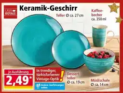 Norma Keramik-Geschirr Angebot