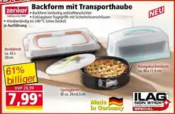 Norma Backform mit Transporthaube Angebot