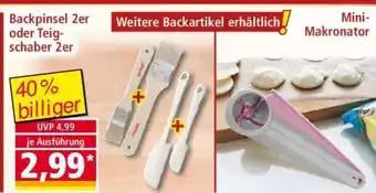 Backpinsel 2er oder Teigschaber 2er
