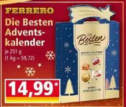Norma FERRERO Die Besten Adventskalender Angebot