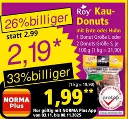 Norma Roy Kau-Donuts Angebot