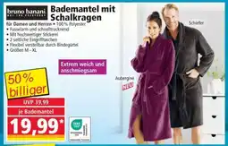 Norma Bademantel mit Schalkragen Angebot