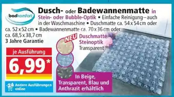 Norma Dusch- oder Badewannenmatte Angebot