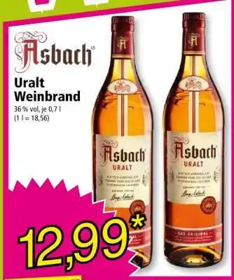 Norma Asbach Uralt Weinbrand Angebot