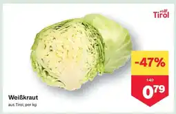 MPreis WEISSKRAUT Angebot