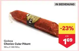 MPreis Goikoa Chorizo Cular Pikant Angebot