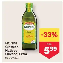 MPreis MONINI Classico Natives Olivenöl Extra Angebot