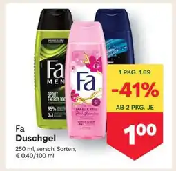 MPreis FA DUSCHGEL Angebot