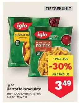 MPreis iglo Kartoffelprodukte Angebot
