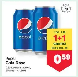 MPreis Pepsi Cola Dose Angebot