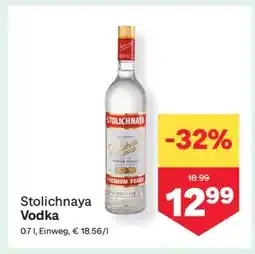MPreis Stolichnaya Vodka Angebot