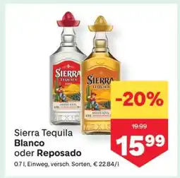MPreis Sierra Tequila Blanco oder Reposado Angebot