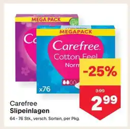MPreis Carefree Slipeinlagen Angebot