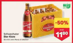 MPreis Schwechater Bier Kiste Angebot