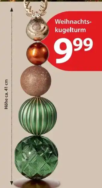 NKD Weihnachts- kugelturm Angebot