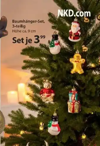 NKD Baumhänger-Set 3-teilig Angebot