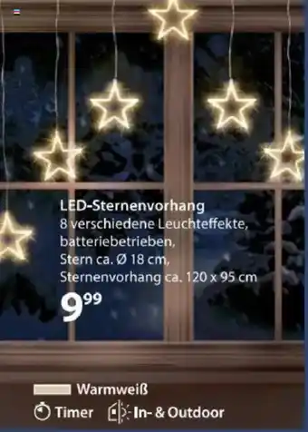 NKD LED-Sternenvorhang Angebot