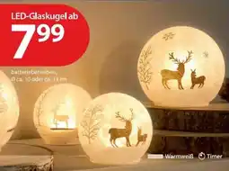 NKD LED-Glaskugel ab Angebot