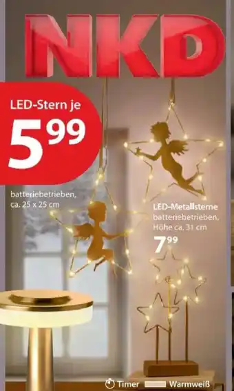 NKD LED-Stern je Angebot