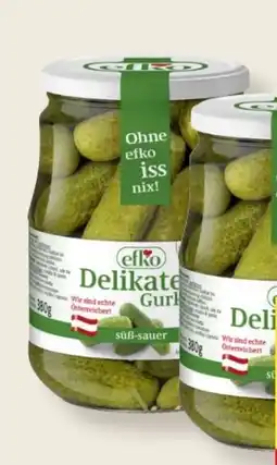 MPreis Efko Delikatess Gurken Angebot