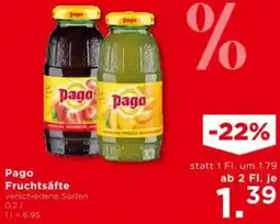 Unimarkt Pago Fruchtsäfte Angebot